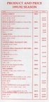 1991-92 Kit Price List