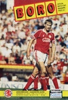 Boro v Manchester United Match Programme