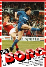 Boro v Newcastle Utd Match Programme